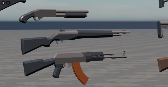 Low Poly Gun Asset Pack  preview 2