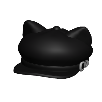 ʚ black kitty kawaii cat cap ɞ Roblox item