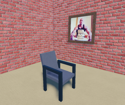 modern square chair preview 1