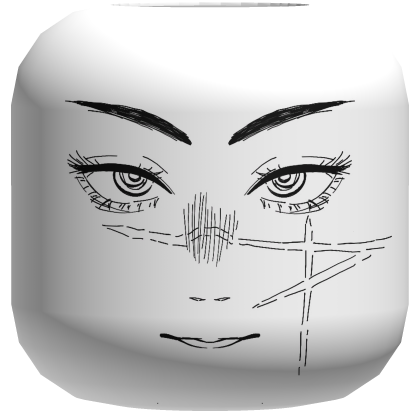 😈Yoru (Mitaka Asa) Manga Face [Chainsaw Man] Roblox item
