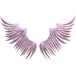Pink & White Harbinger Wings