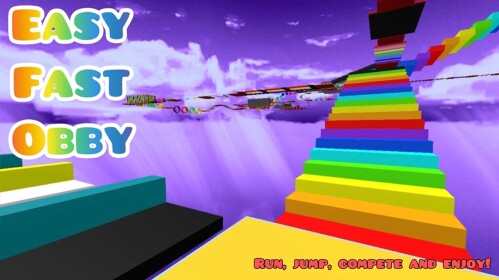 Mega Easy Fast Obby [60 STAGES⭐] [⭐New Update!⭐] 