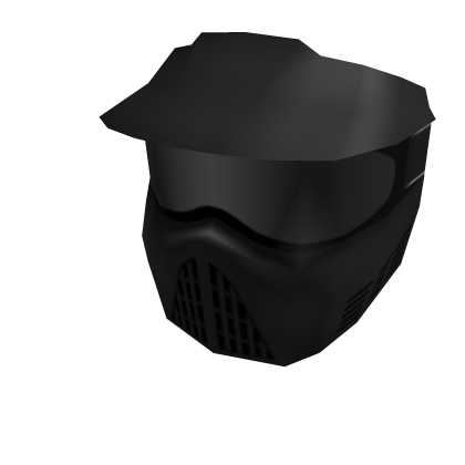 Black Paintball Mask