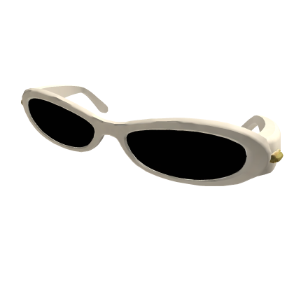 Ivory Oval Luxe Sunglasses