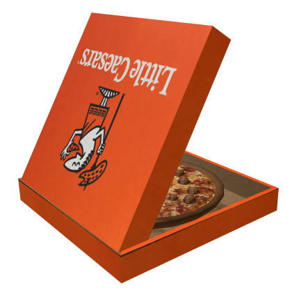 Ceasars Pizza Box