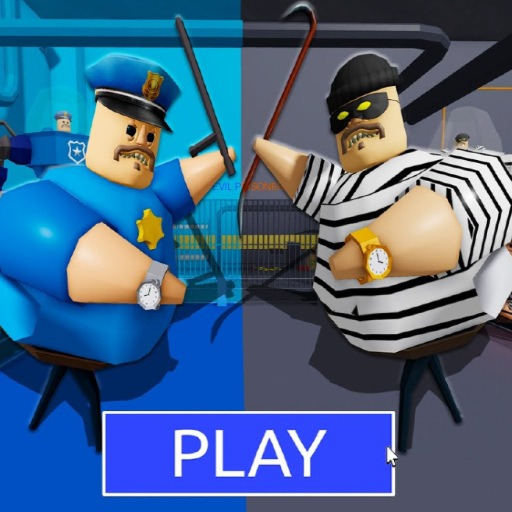 POLICE BARRY VS THIEF BARRY'S PRISON RUN! (OBBY) official Roblox game thumbnail