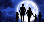 The full family moon