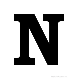 Letter n icon