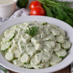 Gurkensalat schmeckt immer!