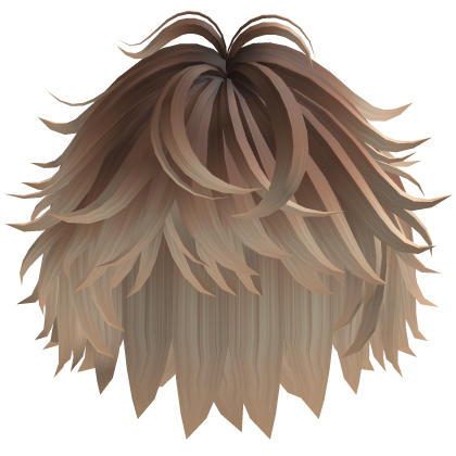 anime messy fluffy emo cute y2k hair (Blonde) Roblox item