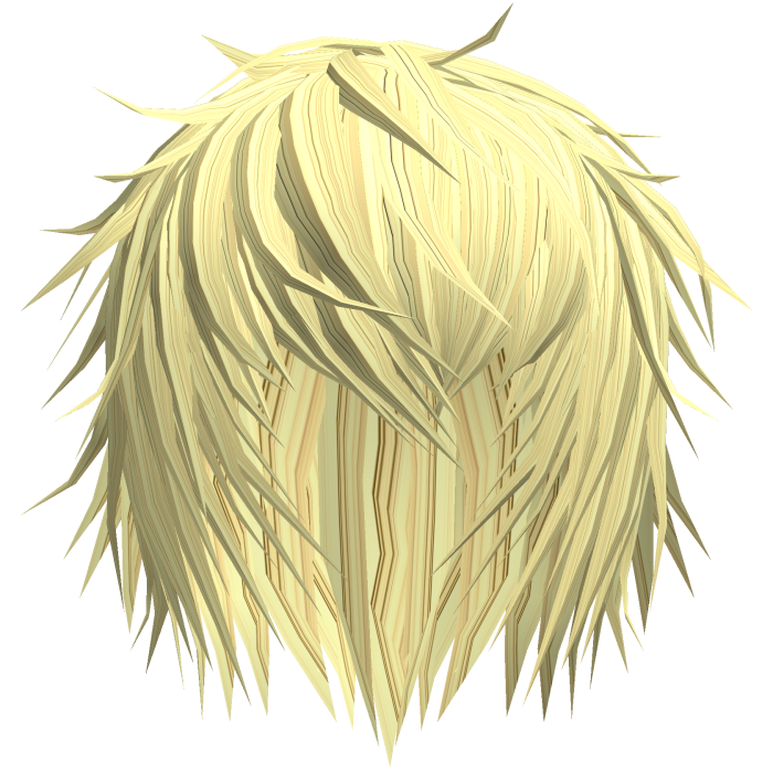 yellow emo hair