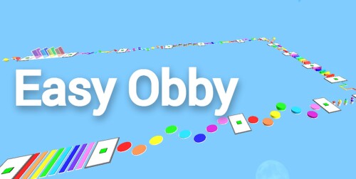 🌈Супер легкий радужный обби🌈 40+ Stages!