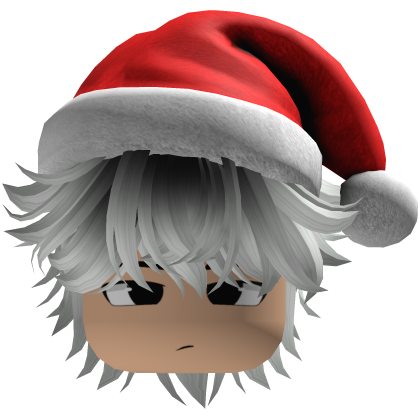 Beautiful hair Christmas beret (White-Black)