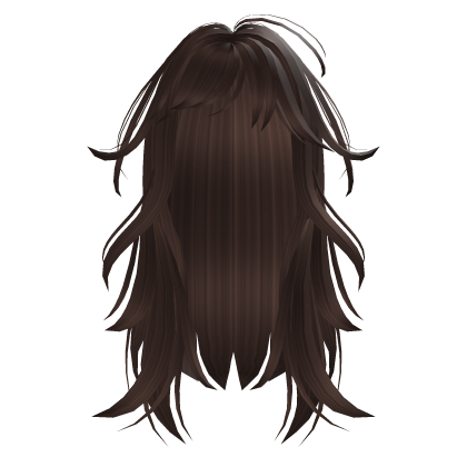 Long Layered Wavy Hair (Brown) Roblox item