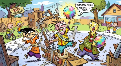 CRAZY Ed, Edd n Eddy Parkour Obby! 🍭 [STORY]