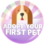Adopt your first Pet! Roblox badge thumbnail