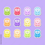 Gummy penguins