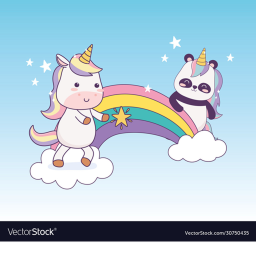 Panda and Unicorn Squad YT with my cousin