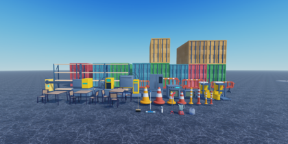 Roblox Construction & Industrial Props Assets Pack preview 2