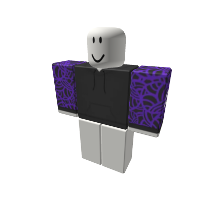Black Hoodie with Pattern yanboss infinity thumbnail