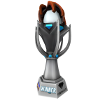 Silver Bacon Hair Trophy