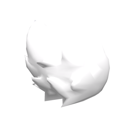 Big fluffy messy bunny tail (white) thumbnail