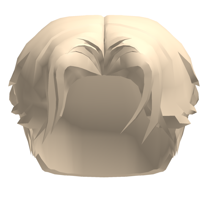 Blonde Side Parted Hair
