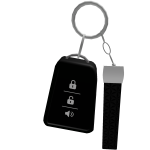 Black Car Key Keychain