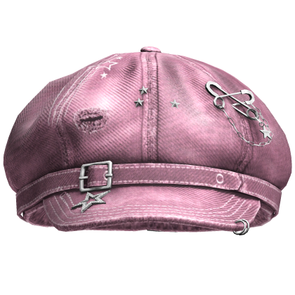 Pink Cute Denim Stylish Cap Roblox item