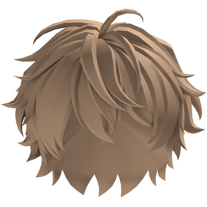 Blonde Messy Anime Hair