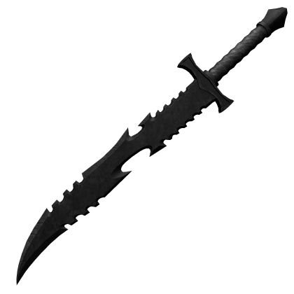Black Medieval Knight Sword (Right)