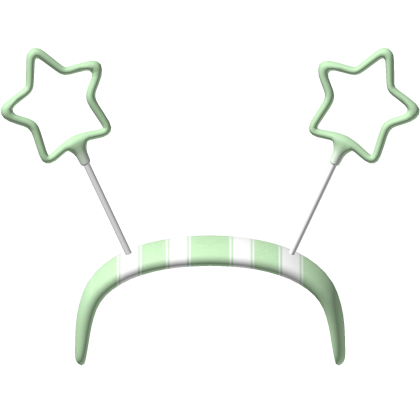 Pastel Green Diwali Sparkler Headband (Addon)