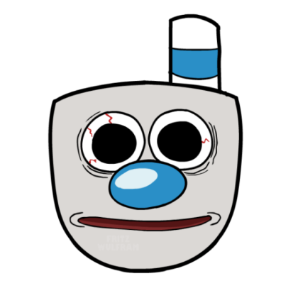 cursed cuphead Roblox decal
