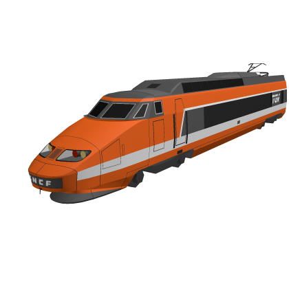 TGV Sud-Est shoulder accessory Roblox item