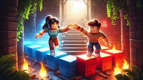 2 Player Teamwork Obby