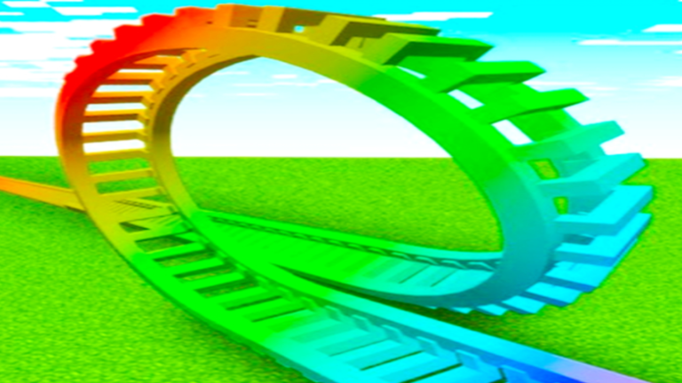 🌈 Slide Down A Rainbow Slide Obby! 🌈
