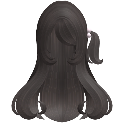 Side Ponytail Soft Anime Hair (Brown) Roblox item