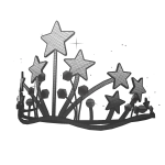 Black Stargaze Tiara