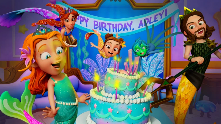 MERMAiD ADLEY - Birthday Party Story | Play on Roblox