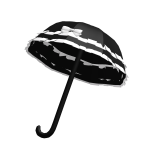 ♡ kawaii doll parasol in black and white