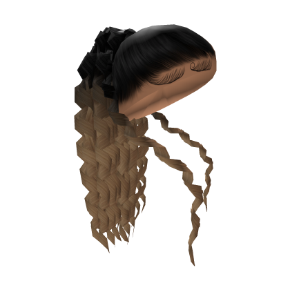 Pulled Curly Pony Blonde Roblox item