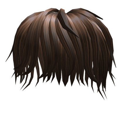 Brown vkei emo messy hair