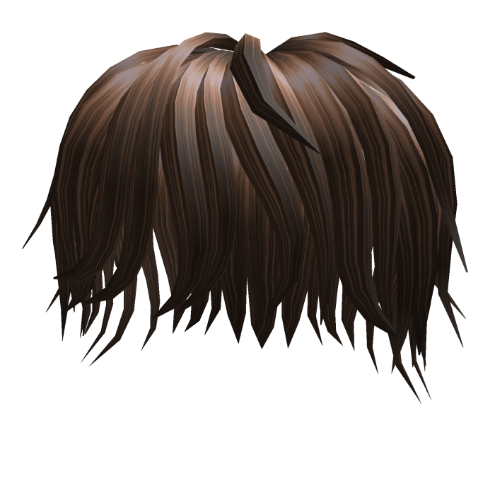 Brown vkei emo messy hair