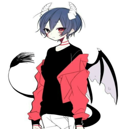 Cute Anime Demon Girl Roblox decal