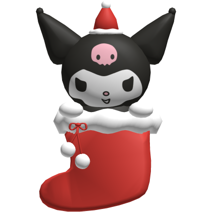 Christmas Kuromi Kitty Sock