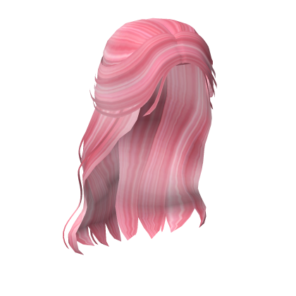 Flower Girl Half Up Wavy Braid in Pink Roblox item