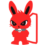 Evil Bunny Backpack (Red) 1.0 CODE: EBR350