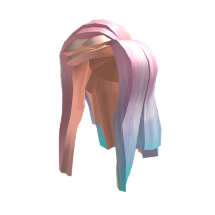 rainbow hair Roblox decal