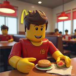 Wait in line to work at McDonalds