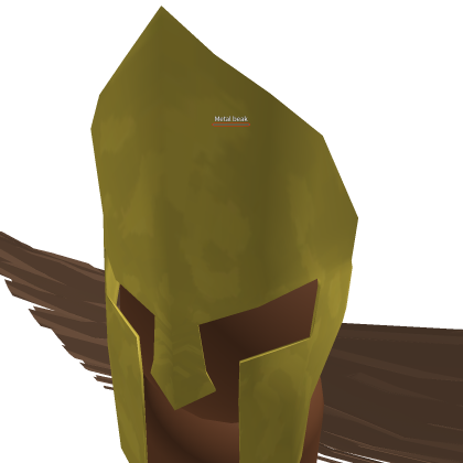 Metal beak